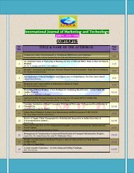 ISSN - International Journals of Multidisciplinary Research Academy