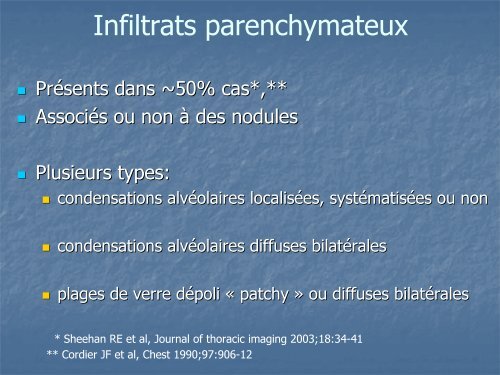 Imagerie TDM des atteintes ORL et pulmonaires dans la ...