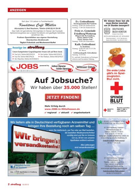 streifzug - Wetterauer Zeitung