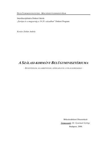 PÃ©csi TudomÃ¡nyegyetem â BÃ¶lcsÃ©szettudomÃ¡nyi Kar - Az ...