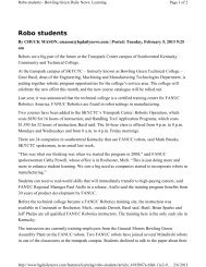 Robo students - Bowling Green Daily