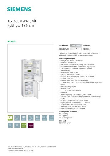 Siemens KG 36EMW41 - Elon