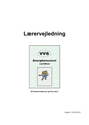 Energikonsulenten, lærervejledning (pdf) - EVU