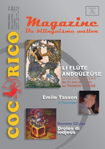 Magazine du bilinguisme wallon - Union Culturelle Wallonne