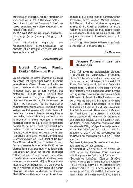 Magazine du bilinguisme wallon - Union Culturelle Wallonne