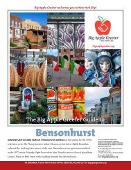 Bensonhurst Neighborhood Profile - Big Apple Greeter