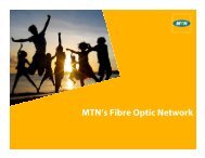 MTN's Fibre Optic Network