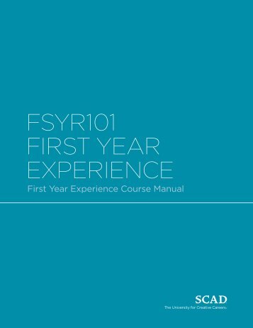fsyr101 first year experience - NACADA
