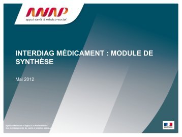 Notice Outil Synthese InterDiag Medicaments - Anap