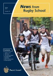 News from - Rugby School