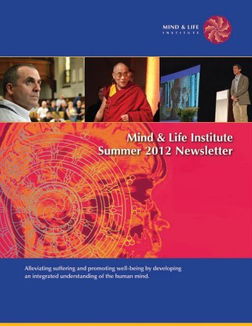 Download the Summer 2012 Newsletter as a PDF - Mind & Life ...