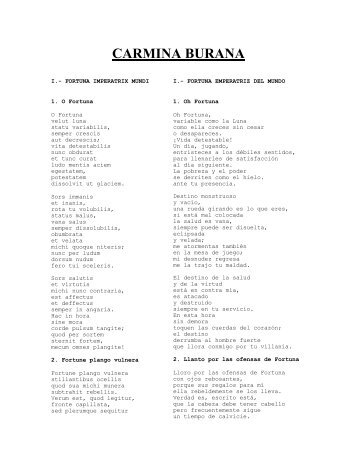 anonimo - carmina burana