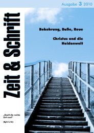 Heft 3/2010 - Zeit & Schrift