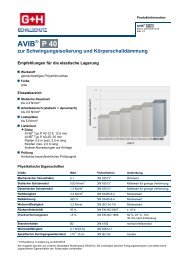 AVIB - G+H Schallschutz