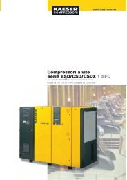 Compressori a vite Serie BSD/CSD/CSDX T SFC - AIRSERVICE 24 srl