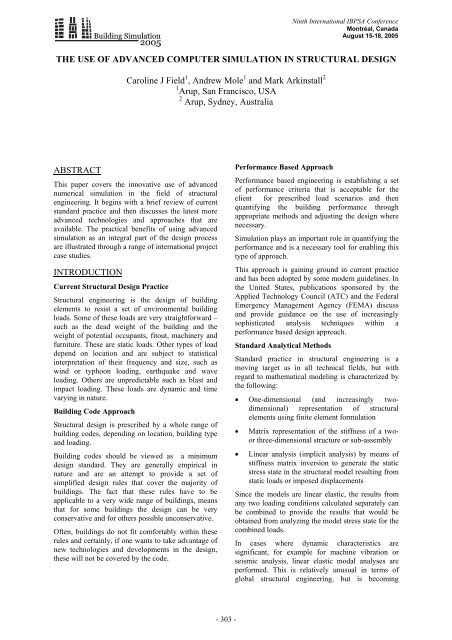the use of advanced computer simulation in structural design - inive