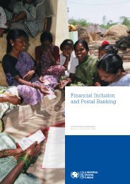 Financial Inclusion and Postal Banking - Postal Financial Inclusion