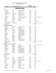 Ladder Faculty Roster by Department 2012-13 - Office of Planning ...