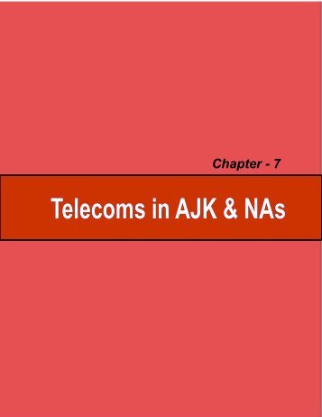 SCO in AJK & NAs - Pakistan Telecommunication Authority