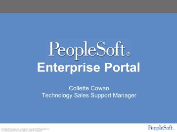 PeopleSoft Portal version 8.8