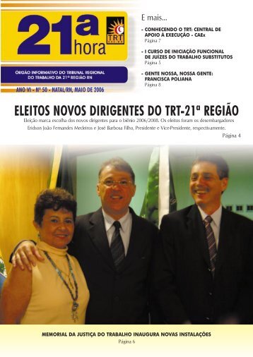 ELEITOS NOVOS DIRIGENTES DO TRT-21Âª REGIÃO - Tribunal ...