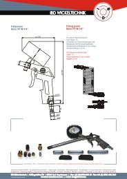 Füllpistole Serie FP-M-1/4” Filling pistol Serie FP-M-1/4”