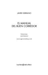 Manual del buen corredor, El - La esfera de los libros