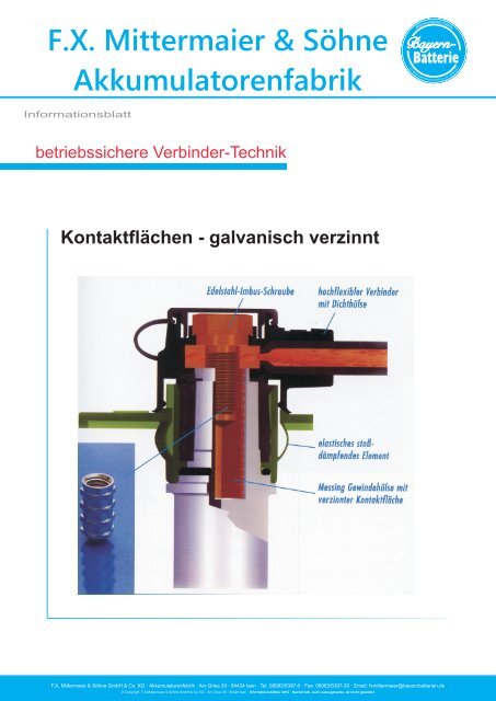 Informationsblätter Stationärbatterien (ca. 25 MB) - Bayern-Batterien