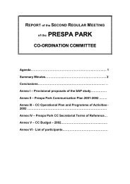 Second Regular Meeting of the Prespa Park Co-ordination Committee