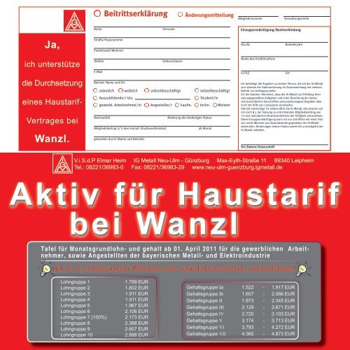 Wanzl. - IG Metall