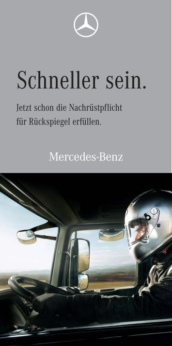 Schneller sein. - Mercedes Benz