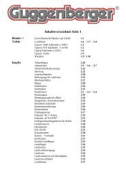 Inhaltsverzeichnis Seite 1