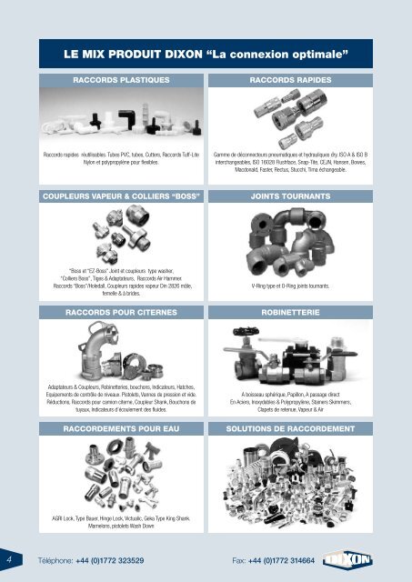 Solutions de Tuyaux Flexibles & Raccordements Dixon Europe