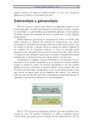 Estereotipia y galvanotipia