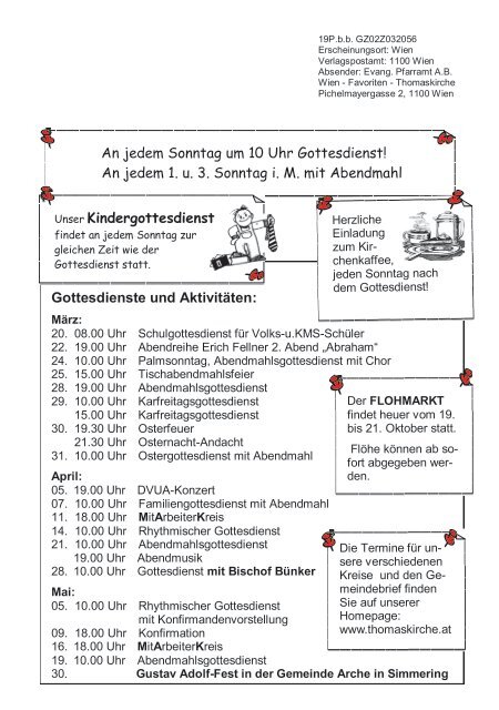 GEMEINDEBRIEF - Thomaskirche