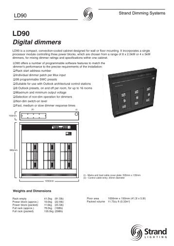 LD90 Digital dimmers - ils medientechnik