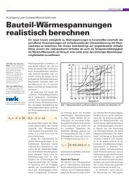 0704 Bauteilwaermespannungen realistisch berechnen - IWK - HSR ...
