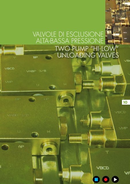 unloading valves valvole di esclusione alta-bassa pressione - Total ...
