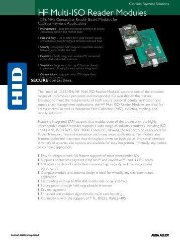 HF Multi-ISO reader modules Datasheet.pdf