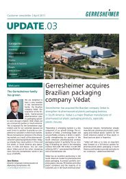 Download Update.03 | April 2011 - Gerresheimer