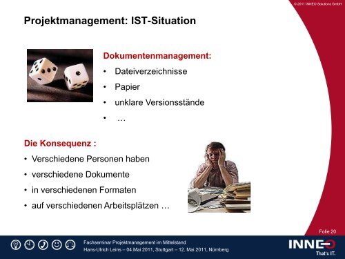 Warum Projektmanagement auch für kleine und mittlere - Inneo