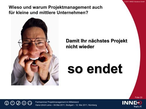 Warum Projektmanagement auch für kleine und mittlere - Inneo