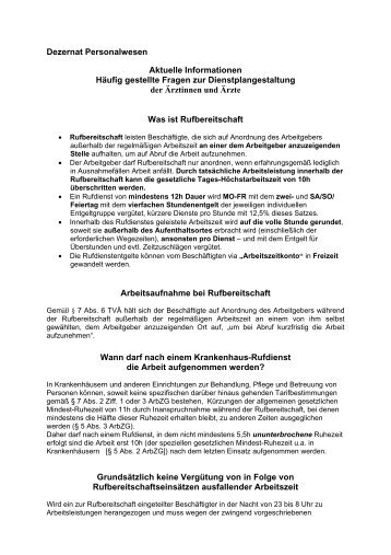 Hinweise zur Dienstplangestaltung - Personal.med.uni-rostock.de