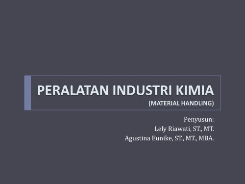 peralatan industri kimia (material handling)-2