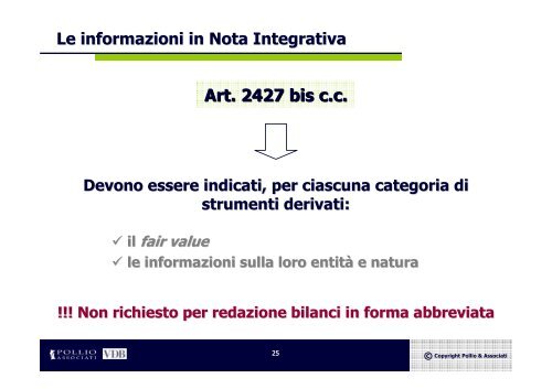 Gli strumenti derivati di copertura - Confindustria Genova