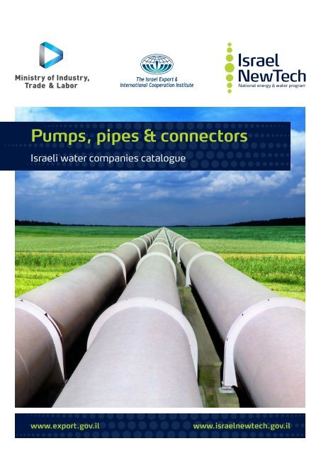 Israeli water companies catalogue for Pipes, Pumps & Valves