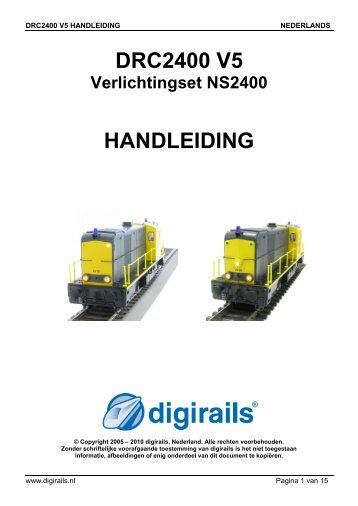 DRC2400 V5 HANDLEIDING - Digirails