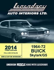 I1 - Legendary Auto Interiors, Ltd.