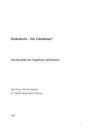 Hodenkrebs â Ein Tabuthema?