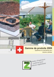 Gamme de produits 2009 - ZinCo